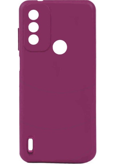 Tecno Spark 6 Go Kılıf Zore Biye Silikon Mor