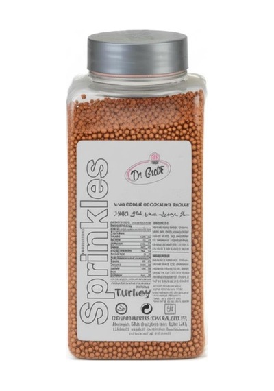 2 Mm Bakır Boncuk Şeker 250 G Mini Pasta Ve Tatlı Süsleme Şekeri