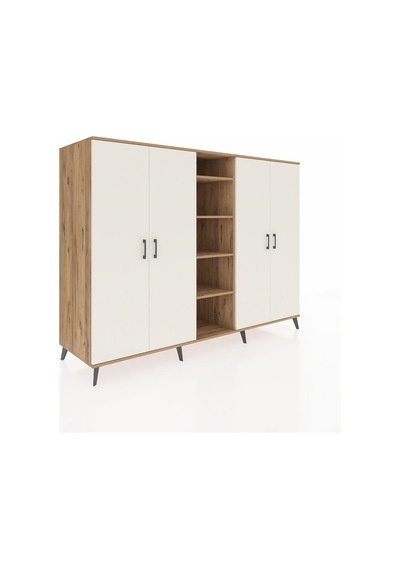 Kronos Dolap 12 Raflı 4 Kapaklı 220x59x163 Çam-aytaşı/çam Çam-aytaşı/çam Kronos Dolap 12 Raflı 4 Kapaklı 220x59x163 Çam-aytaşı/çam Çam-aytaşı/çam