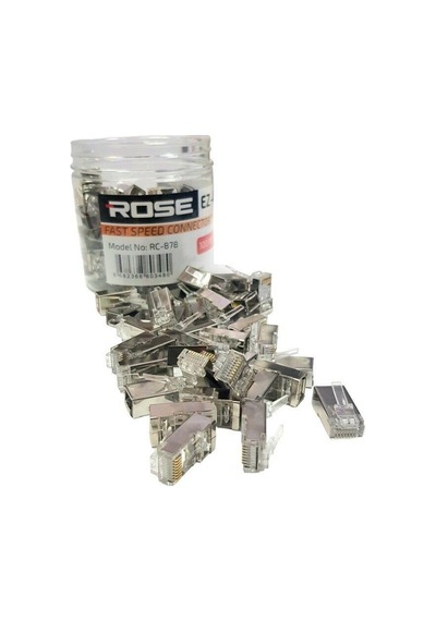 Rose Ez-rj45 Metal Cat6 Soket 8p8c 100adet Kutulu