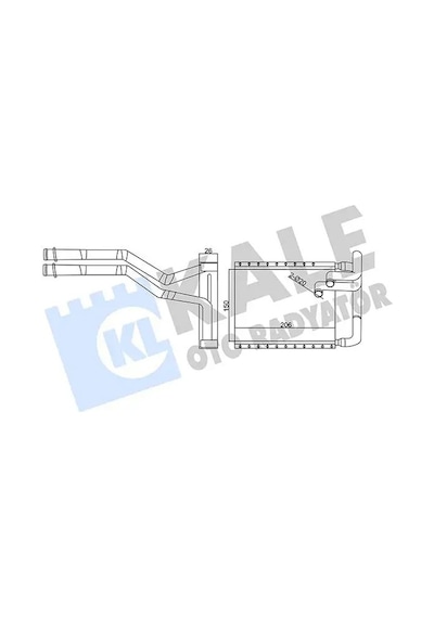 Hyundai İ30 Kalorifer Petegi 1.6 2008-2011 Kale 347395