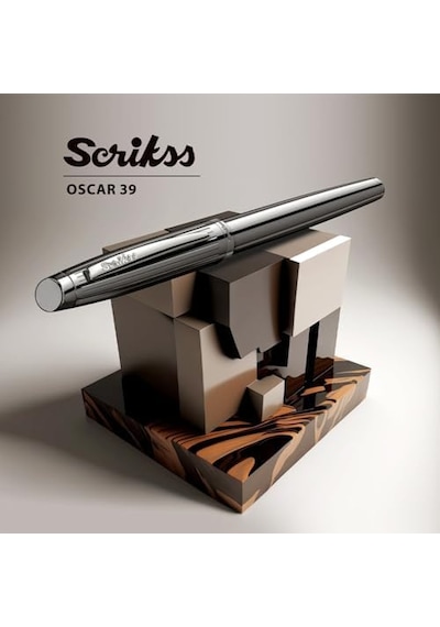 Oscar 39 Roller Kalem Titanyum 124-Pembe