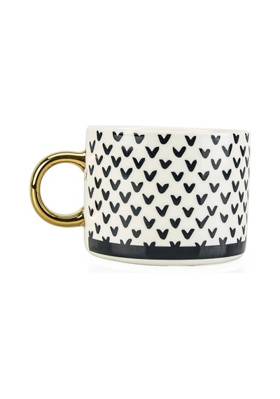 Kitchen New Bone Love Desenli Kupa - Renkli - 345 Ml