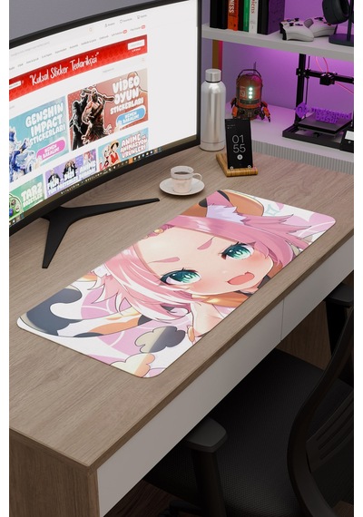 Diona Genshin Impact Anime Gacha V2 - 70x30 Xl Gaming Mouse Pad Fare Altlığı