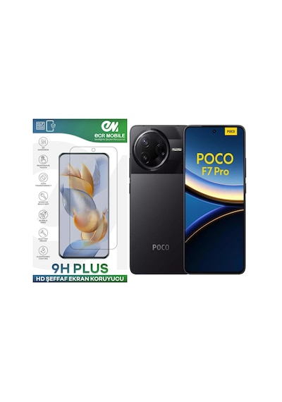 Poco F7 Pro Ekran Koruyucu Esnek Nano Cam Tam Uyumlu Şeffaf
