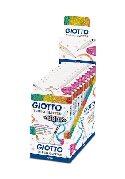 Giotto Turbo Glitter Simli Keçeli Kalem 8'li