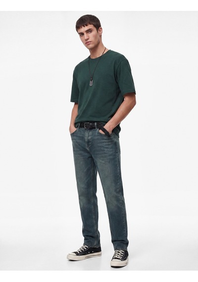 Koton Pamuklu Normal Bel Straight Fit Jean Pantolon - Mark Jean Orta İndigo 6sam40322nd