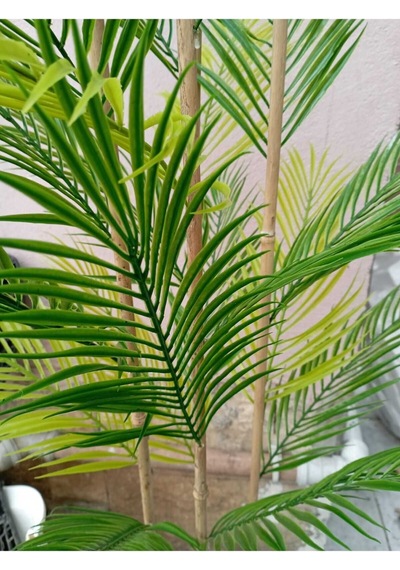 ''bambu Areka Dört Gövdeli Yapay Ağaç - 150 Cm, 27 Yaprak Doğal Görünümlü Yeşil