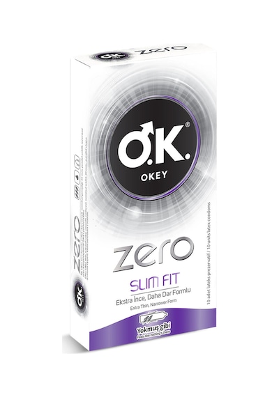 4 Adet Okey Prezervatif Zero Slim Fit 10'lu
