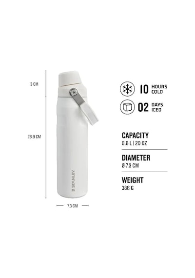 Stanley The Aerolight Iceflow Soğuk Su Termosu 0,60 Lt 20 Oz - Frost