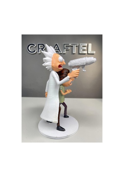 Rick Ve Morty 15 Cm Özel Tasarım Figür Seti - El Boyaması Koleksiyonluk Hobi Figürü