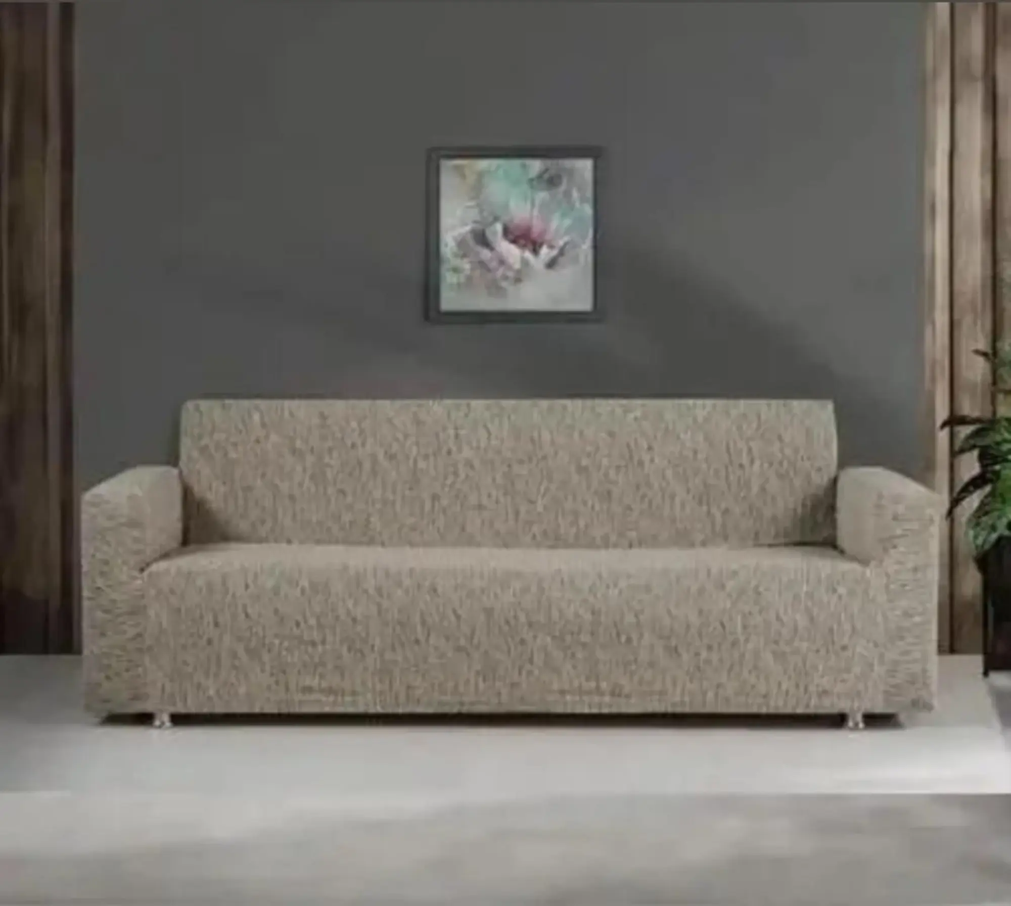 Altınkoza Still Jakarlı Streç Maxi Takım Koltuk Örtüsü / Modern / Lüx / 1.kalite 3+3+1+1 Taş