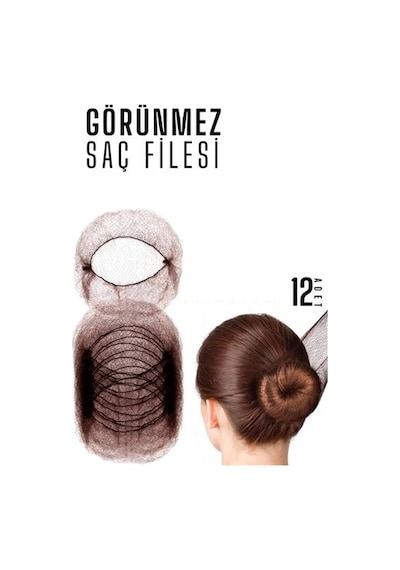 Kahve Saç Filesi Görünmez 12 Adet 720099