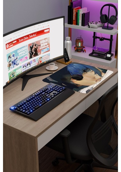 Metaphor: Refantazio Dikişli Kauçuk Oyuncu Mousepad V4 - 48x40 Xl Gaming Mouse Pad