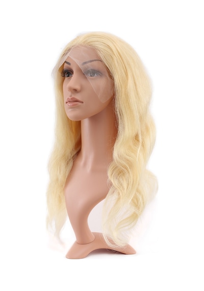 Gerçek Front Lace Dalgalı Platin Tül Peruk / 55/60cm - Aıaı-896461 Renkli