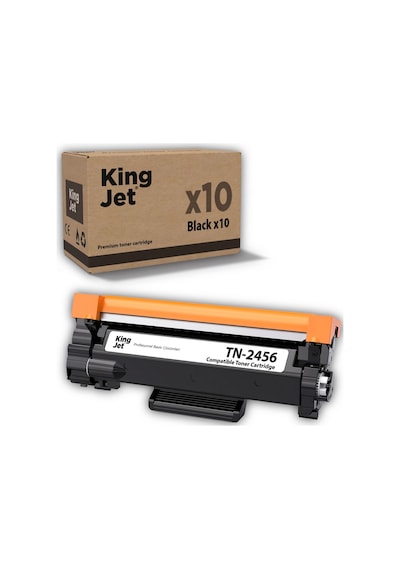 Kingjet Brother Uyumlu Tn-2456 Standart Kapasiteli 10'lu Paket Uyumlu  Toner Mfc-l2716dw