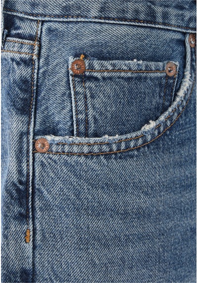 Agolde Vintage Tarzı Rahat Kot Pantolon Mavi