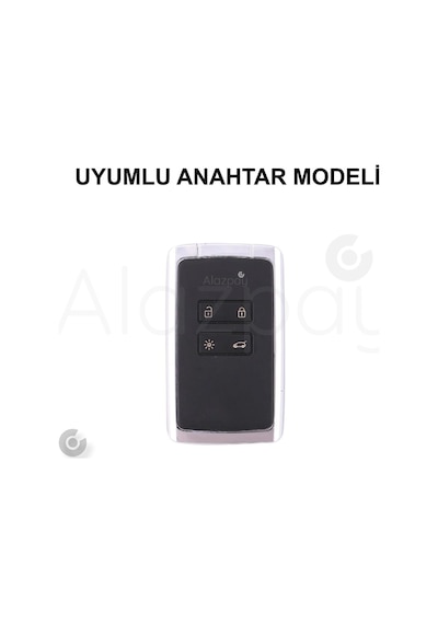 Renault Clio 5 Megane E-tech Austral Koleos Kadjar Captur Zoe Sade Silikon Anahtar Kılıfı Mavi