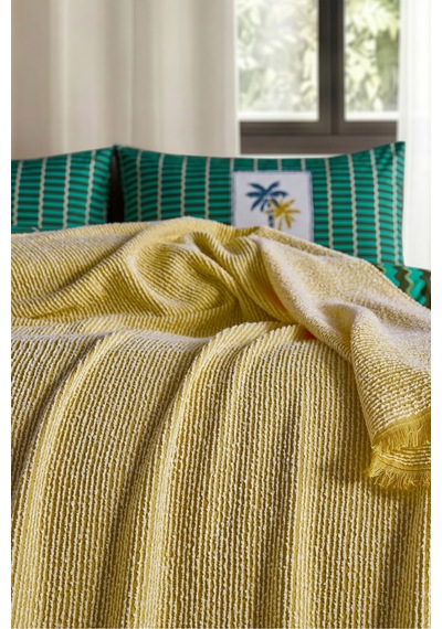 Doqu Home Jungle Muse Mina Pike Çift Sarı
