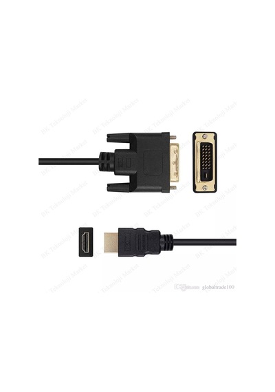 Dvi 24+1 To Hdmi Çift Yönlü Dvi To Hdmi Kablo - 3 Metre