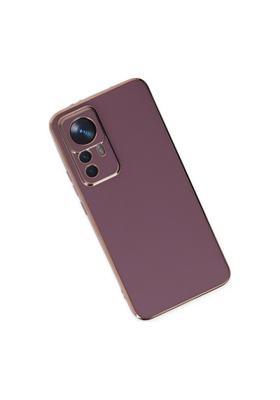 Xiaomi Mi 12t Pro Uyumlu Kılıf Volet Silikon - Mor