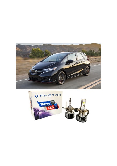 Honda Jazz Uzun + Kısa Far Ampulü H4 Mono Yeni Seri Beyaz 2002-2008
