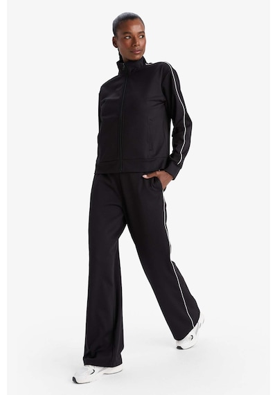 Defacto Warmtech Wide Leg Geniş Paça Cepli Biyeli Standart Boy İçi Yumuşak Tüylü Sporcu Pantolon F3846AX25AU Siyah Defacto Warmtech Wide Leg Geniş Paça Cepli Biyeli Standart Boy İçi Yumuşak Tüylü Sporcu Pantolon F3846AX25AU Siyah