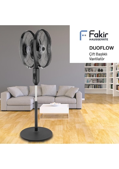 Fakir Duoflow Çift Başlıklı Uzaktan Kumandalı Ayaklı Vantilatör