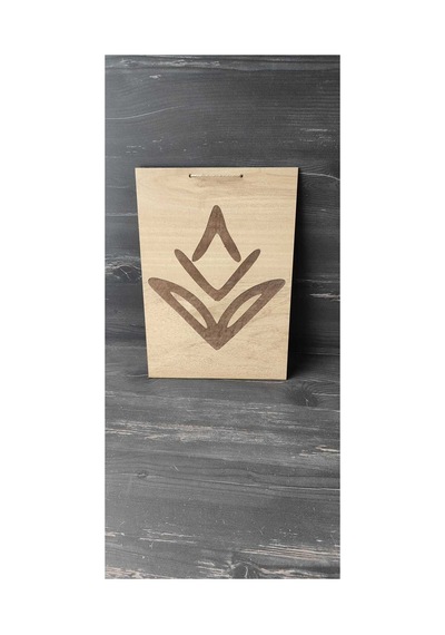 Yantra Başarı Sembolü Ahşap