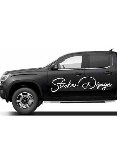 Kişiye Özel Yazı Sticker, Ad Soyad Sticker, İsim Soyisim Sticker, Araba Oto Motosiklet Sticker 02513 20 Cm