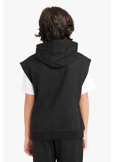 Defacto Erkek Çocuk 3lü Takım Kısa Kollu Tişört Sweatshirt Eşofman Altı G0629a826smbk81 Siyah-bk81