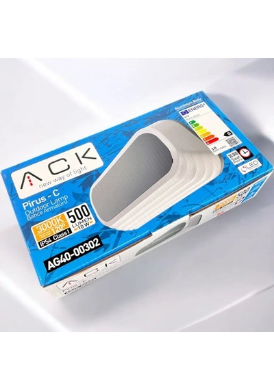 Ack 10w Pirus-c 3000k Led Bahçe Apligi Ag40-00302