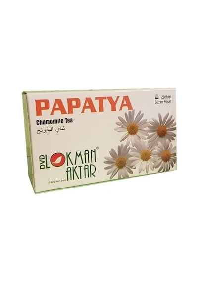 Lokman Aktar Papatya Bitki Süzen Poşet Çay 20 x 2 G