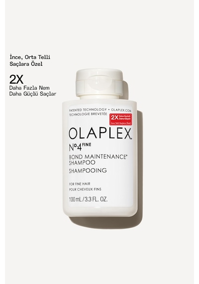 Olaplex No.4 Fine Bond Maintenance İnce Telli Saçlar İçin Bağ Güçlendirici Bakım Şampuanı 100 ML