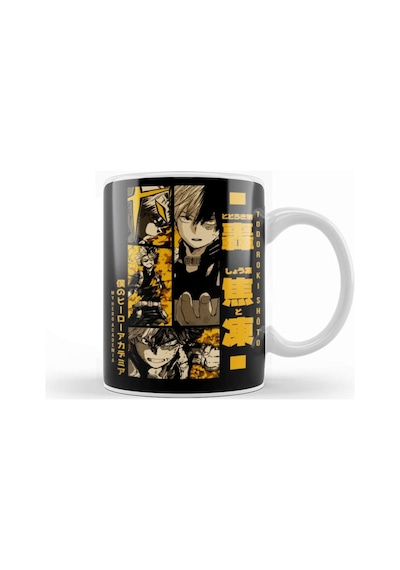 My Hero Academia Todoroki Shoto 01 Kupa Bardak Porselen Karışık