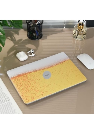 Ayrex Kılıf Air 13 Inç Uyumlu Sert Hardcase Tpu Koruyucu Ince Hafif Laptop Kapak F Desenli Kabarcıklı Görünüm La Diğer
