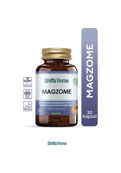 Magzome Sukrozomiyal Magnezyum & B6 & D3 Vitamini 30 Kapsül