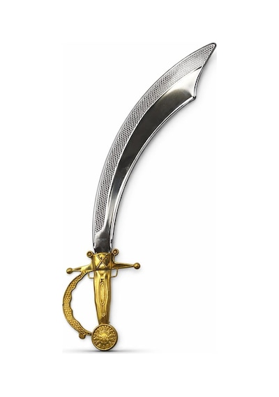Parlak - 360 - Metal Görünümlü Plastik Korsan Kılıcı - Csmo-tex - 45 Cm