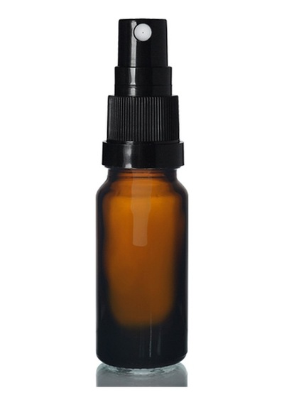 10ml Kahverengi Cam, Siyah Sprey Başlıklı Şişe, 24 Adet, Cam Şişe, Sprey Şişesi, Ecza Şişesi, Dropper Şişe, Medikal Şişe