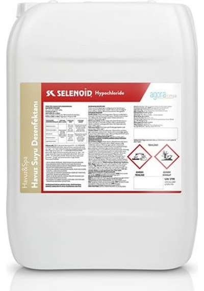 Selenoid Havuz Sıvı Klor Dezenfektan 25 Kg