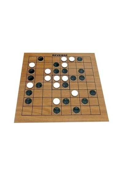Ahşap Reversi Mantık Oyunu Akıl Strateji Reversi Oyunu 29x29