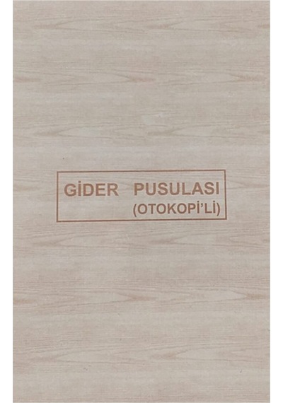 Gider Pusulası 50 Yaprak 2 Nüsha Otokopili A5