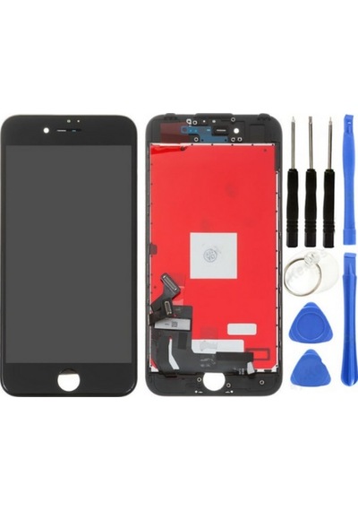 Apple Uyumlu iPhone 7g Lcd Ekran Dokunmatik Siyah + Tamir Seti