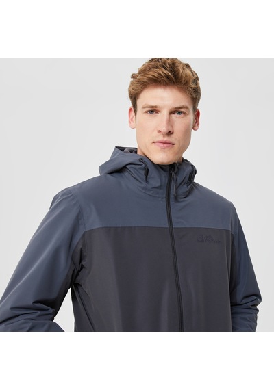 Jack Wolfskin Taubenberg 3-in-1 Siyah Erkek Ceket Düz 1115311