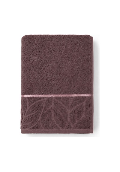 El Yüz Havlusu 50x90 Cm Kısmi Kadife Lunaria Collection 230 Gr Mürdüm