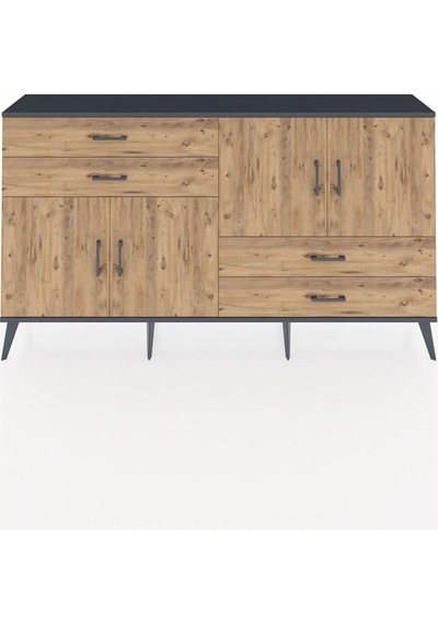 Arges Konsol 3 Raflı 4 Çekmeceli 4 Kapaklı 176x30x99 Antrasit-çam Atlas Çam/atlas Çam - Antrasıt Arges Konsol 3 Raflı 4 Çekmeceli 4 Kapaklı 176x30x99 Antrasit-çam Atlas Çam/atlas Çam - Antrasıt