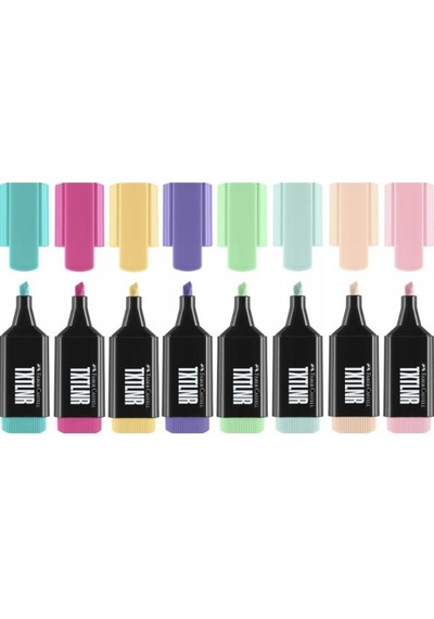 Faber Castell Fosforlu Kalem Mini Pastel 8'li Set - 154218 Çok Renkli