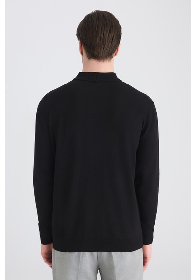 Twn Slim Fit Siyah Kazak 5ec060191206m Çok Renkli
