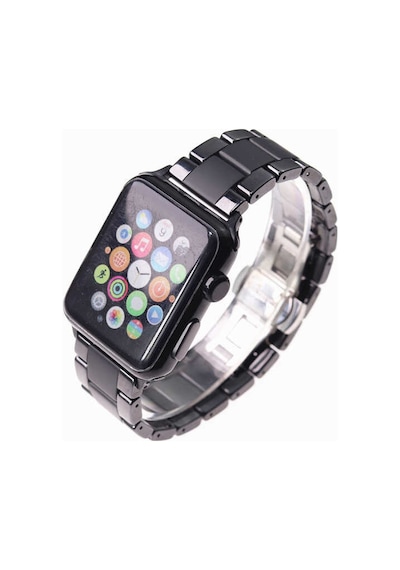 Watch 42mm Mat Seramik Metal Zore Kordon-parlak Siyah