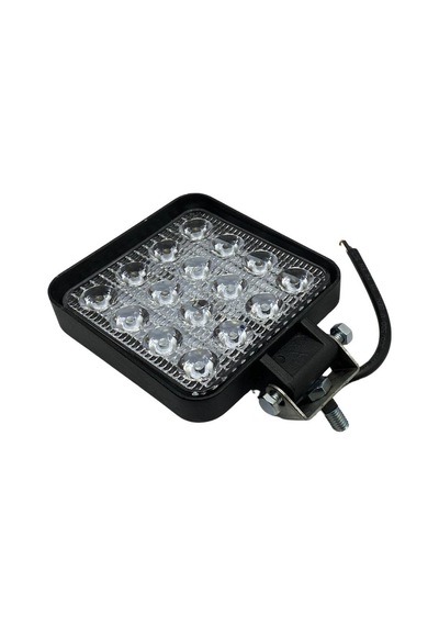 8v-110v Çalışma Lambası 16 X 3w Power Ledli Kare 108 108 28